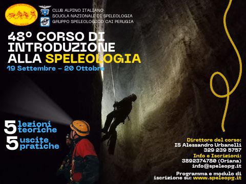 48° Corso di Introduzione alla Speleologia